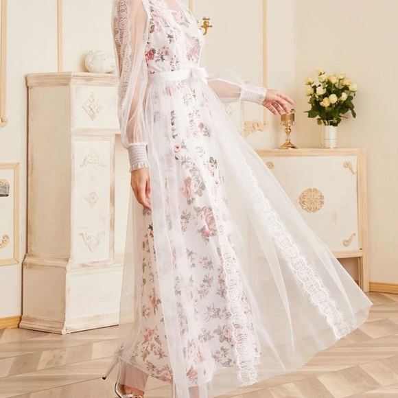 Floral Princess Dress - Picture 2 of 3